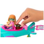 boneca barbie chelsea mattel piloto de avião htk38