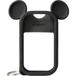 case de silicone touchland mickey com chaveiro 30ml preto a-mbi