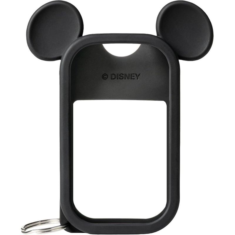 case de silicone touchland mickey com chaveiro 30ml preto a-mbi