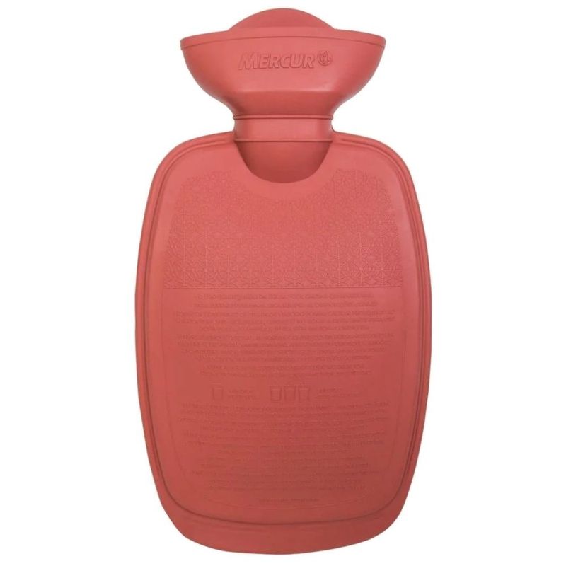 bolsa para água quente termoterapia mercur bordô p 0,5l 1 unidade
