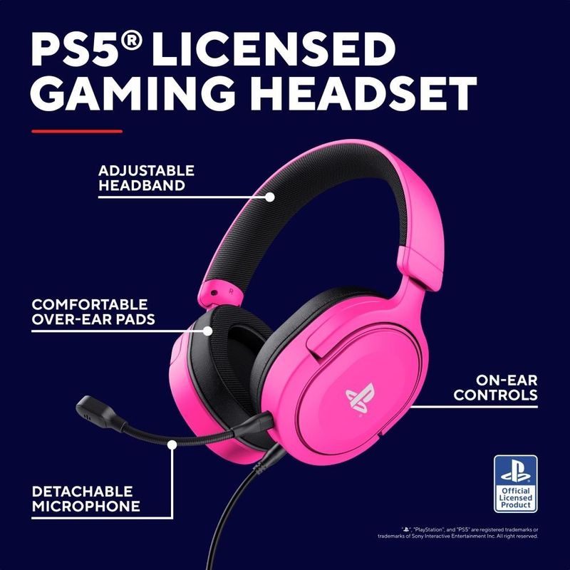 headset gamer trust gxt 498p forta rosa 25557