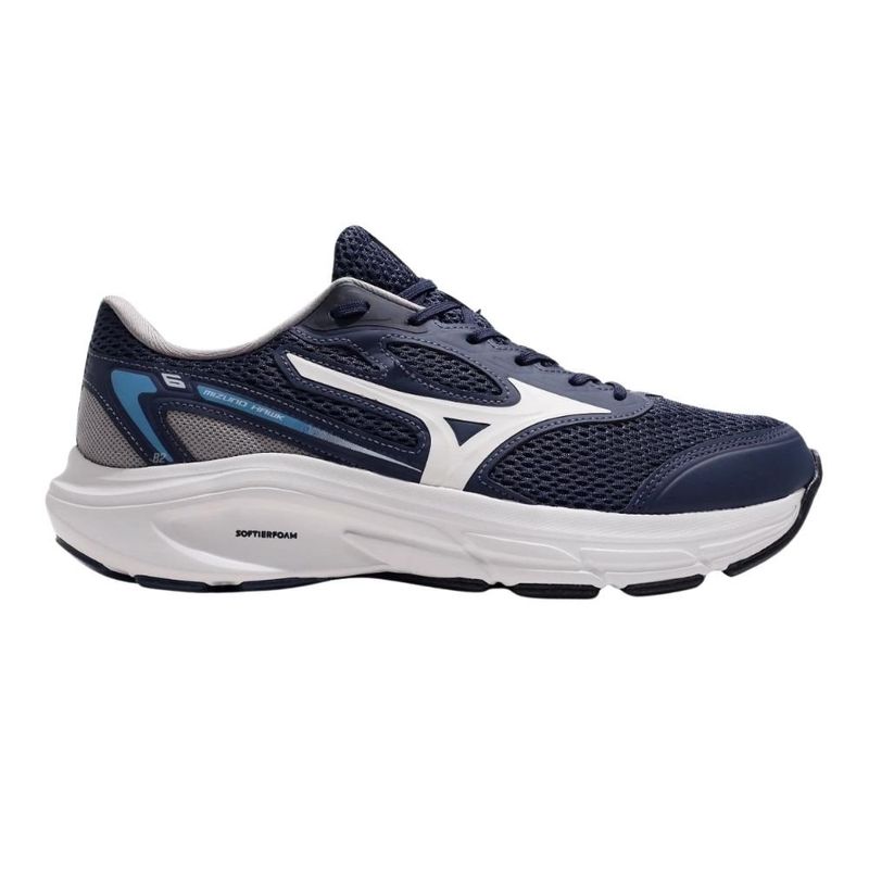 Tênis Casual Masculino n°40 Mizuno Hawk 6 Azul Marinho