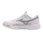 tênis casual feminino n° 35 mizuno edo cross branco e cinza (mp)