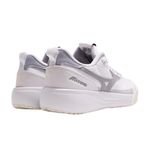 tênis casual feminino n° 35 mizuno edo cross branco e cinza (mp)