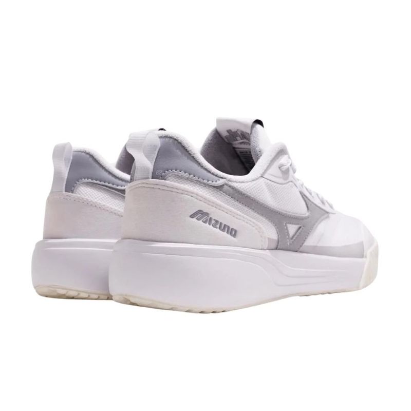 tênis casual masculino n° 43 mizuno edo cross branco e cinza (mp)