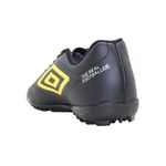 chuteira society n° 40 umbro class footballer preto e amarelo (mp)