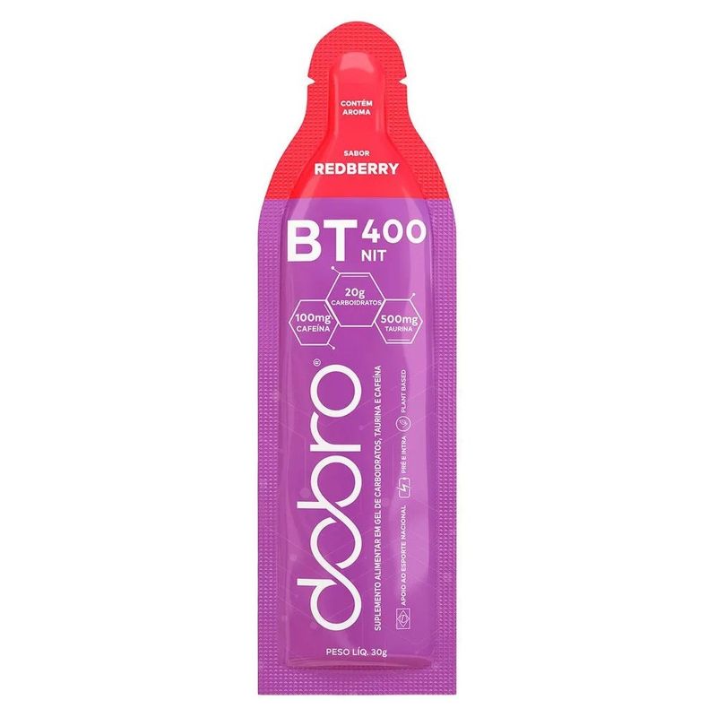 suplemento alimentar em gel dobro bt nitrato sabor redberry 30g