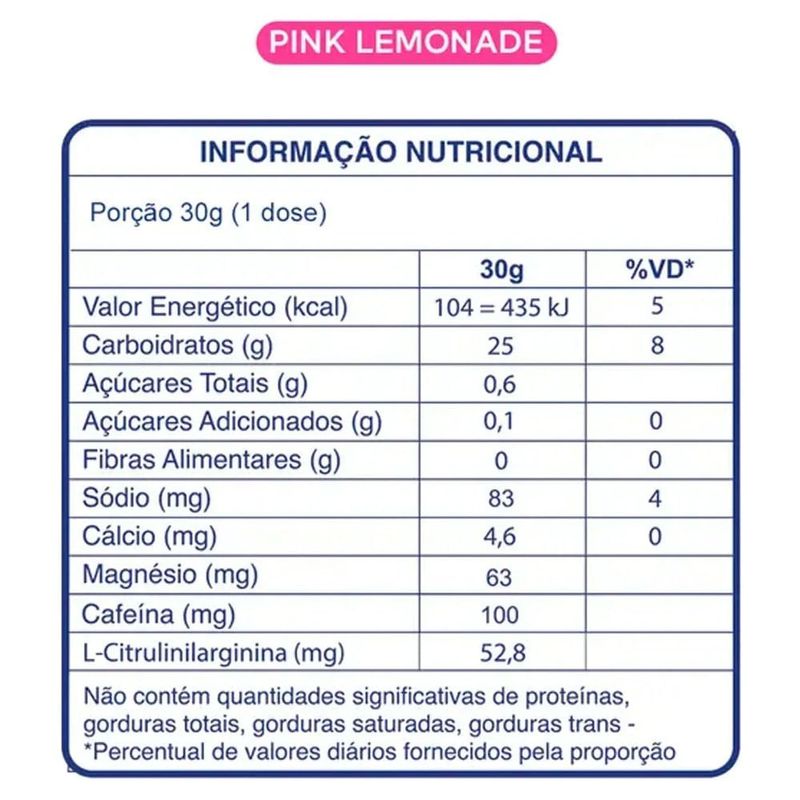 dobro bt 400 nitrato suplemento pré e intra-treino sabor pink lemonade 30g