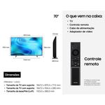 smart tv 4k 70" uhd samsung crystal un70u8000hgxzd