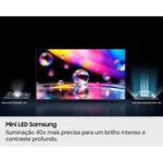 smart tv 4k 50" mini led samsung un50m75hagxzd