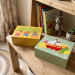 porta joia decorativo infantil montefiori madeira 19x14cm sortido (mp)