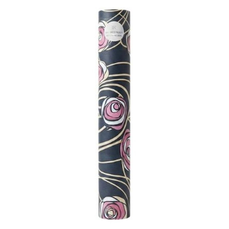 papel de parede roses s/m preto e rosa 50x1000cm (mp)