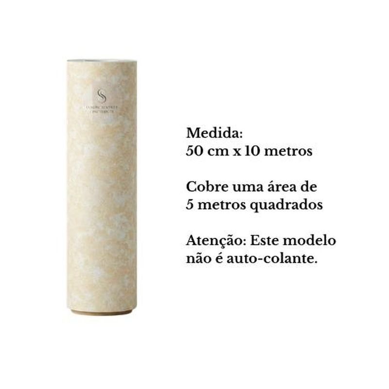 papel de parede alishan aquarela amarelo 50x1000cm (mp)