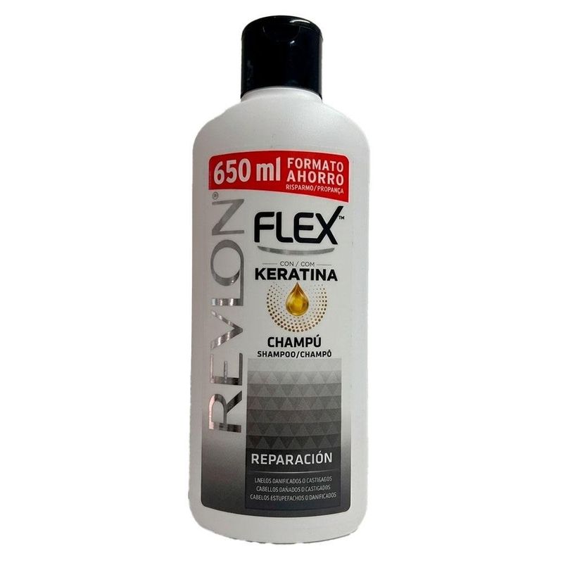 shampoo revlon flex reparação 650ml (mp)