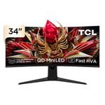 monitor gamer curvo 34" tcl qd mini led 180hz 34r83q