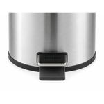 lixeira brilhante aço inox 12l group 34945 eg-bi