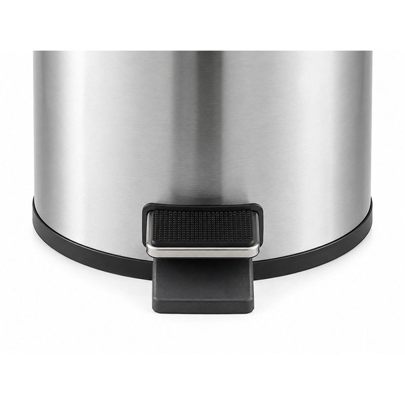 lixeira brilhante aço inox 12l group 34945 eg-bi