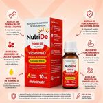 nutride vitamina d 2.000ui 10ml gotas sabor limão maxinutri