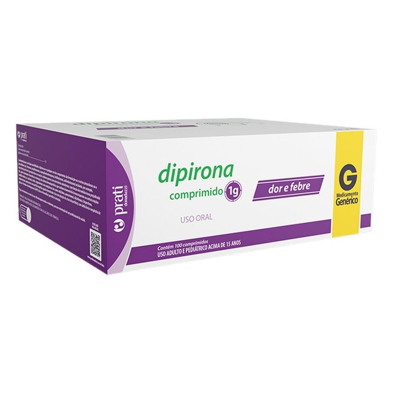 dipirona 1g 100 comprimidos prati donaduzzi