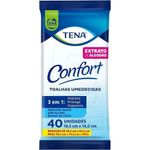 toalhas umedecidas tena confort 40 unidades