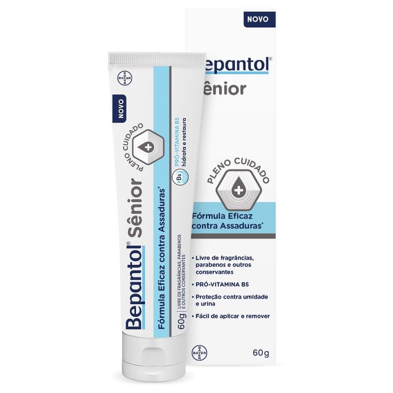 creme preventivo para assaduras bepantol sênior 60g
