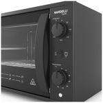 forno elétrico de bancada 50 litros nardelli top50 127v preto