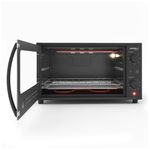 forno elétrico de bancada 50 litros nardelli top50 127v preto