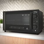 forno elétrico de bancada 50 litros nardelli top50 127v preto
