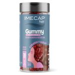 imecap hair gummy 30 gomas sabor frutas vermelhas fqm