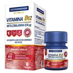 suplemento alimentar vitamina b12 nutrição 60 comprimidos catarinense pharma