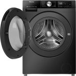 lava e seca hisense lavagem 12kg e secagem 8kg 3s preto wd3s1243bb1 (id)