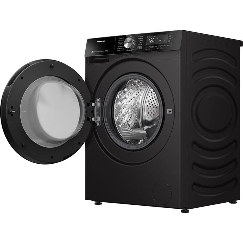 lava e seca hisense lavagem 12kg e secagem 8kg 3s preto wd3s1243bb1 (id)