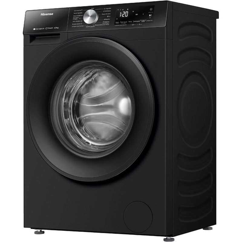 lava e seca hisense lavagem 14kg e secagem 9kg 3s preto wd3s1443bb1 (id)