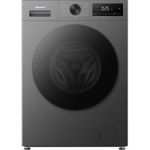 lava e seca hisense lavagem 11kg e secagem 7kg 1i titânio wd1i1141bt1 (id)