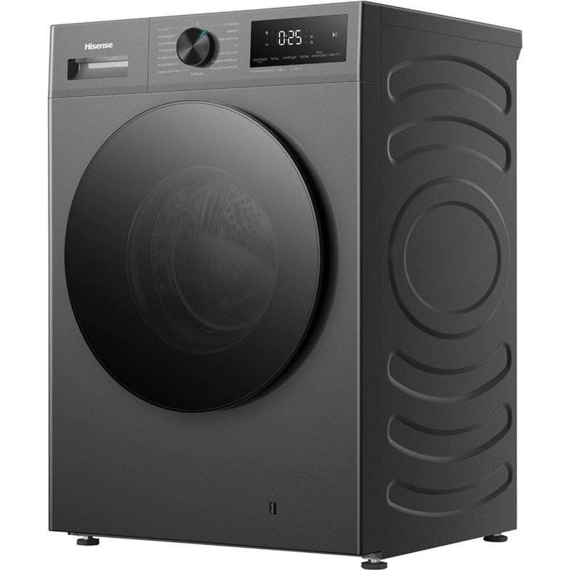 lava e seca hisense lavagem 11kg e secagem 7kg 1i titânio wd1i1141bt1 (id)