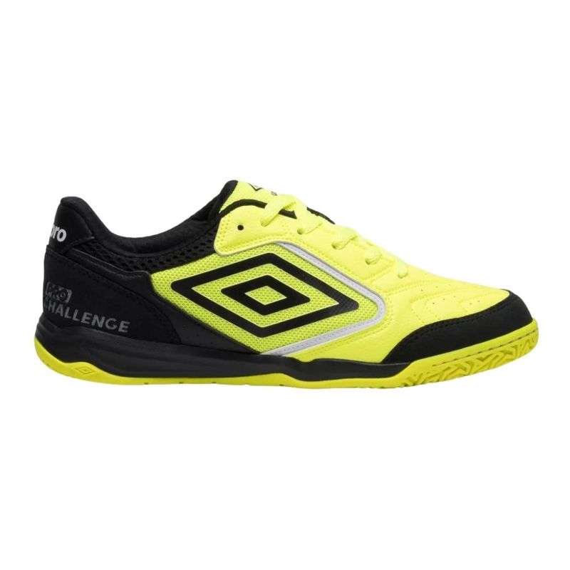 Chuteira Futsal n°41 Umbro Pro Challenge Verde Lima