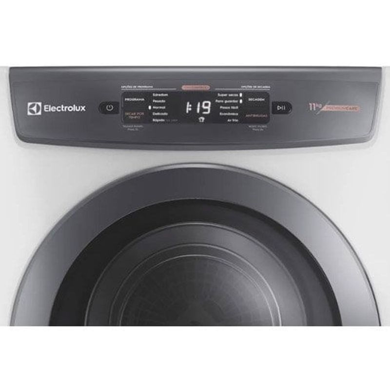 secadora de roupas de parede e piso electrolux 11kg branca premium care com timer control svb11