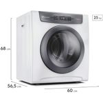 secadora de roupas de parede e piso electrolux 11kg branca premium care com timer control svb11