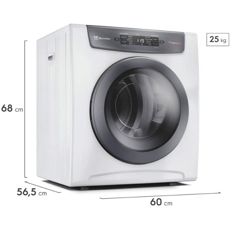 secadora de roupas de parede e piso electrolux 11kg branca premium care com timer control svb11