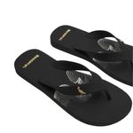 chinelo masculino n°43/44 reserva pica pau wave preto dourado (mp)