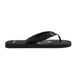chinelo masculino n°39/40 reserva pica pau wave preto dourado (mp)