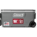 caixa térmica com rodas 100l coleman cinza a-bi