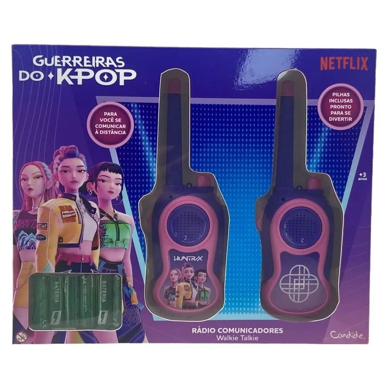 rádio comunicadores walkie talkie candide guerreiras do kpop 78070