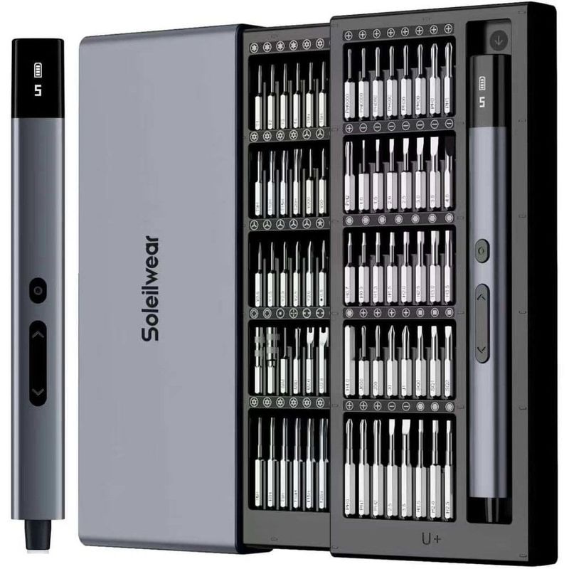 chave fenda elétrica 80 peças soleilwear a-bi