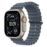 apple watch ultra 3 gps+cellular 49mm titânio azul at-bi