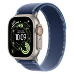 apple watch ultra 3 gps+cellular 49mm titânio azul-claro at-bi