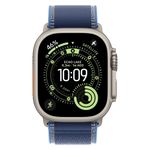 apple watch ultra 3 gps+cellular 49mm titânio azul-claro at-bi
