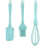 conjunto de 3 peças espátulas mu silicone verde e-bi