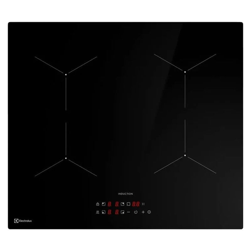 cooktop de indução 4 bocas electrolux efficient preto ie4tw
