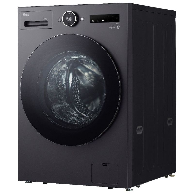 lava e seca 18kg lg smart com aidd 2.0 127v inox wd18gnts6b